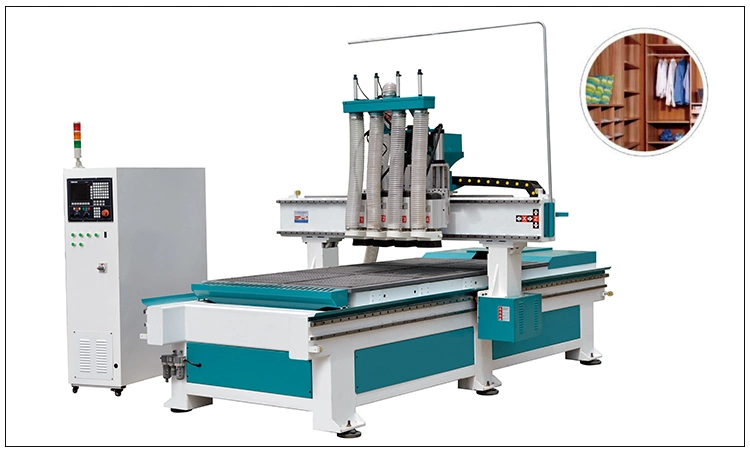 Hicas 3 Axis Nesting CNC Router Machine with Japan Servo Motor