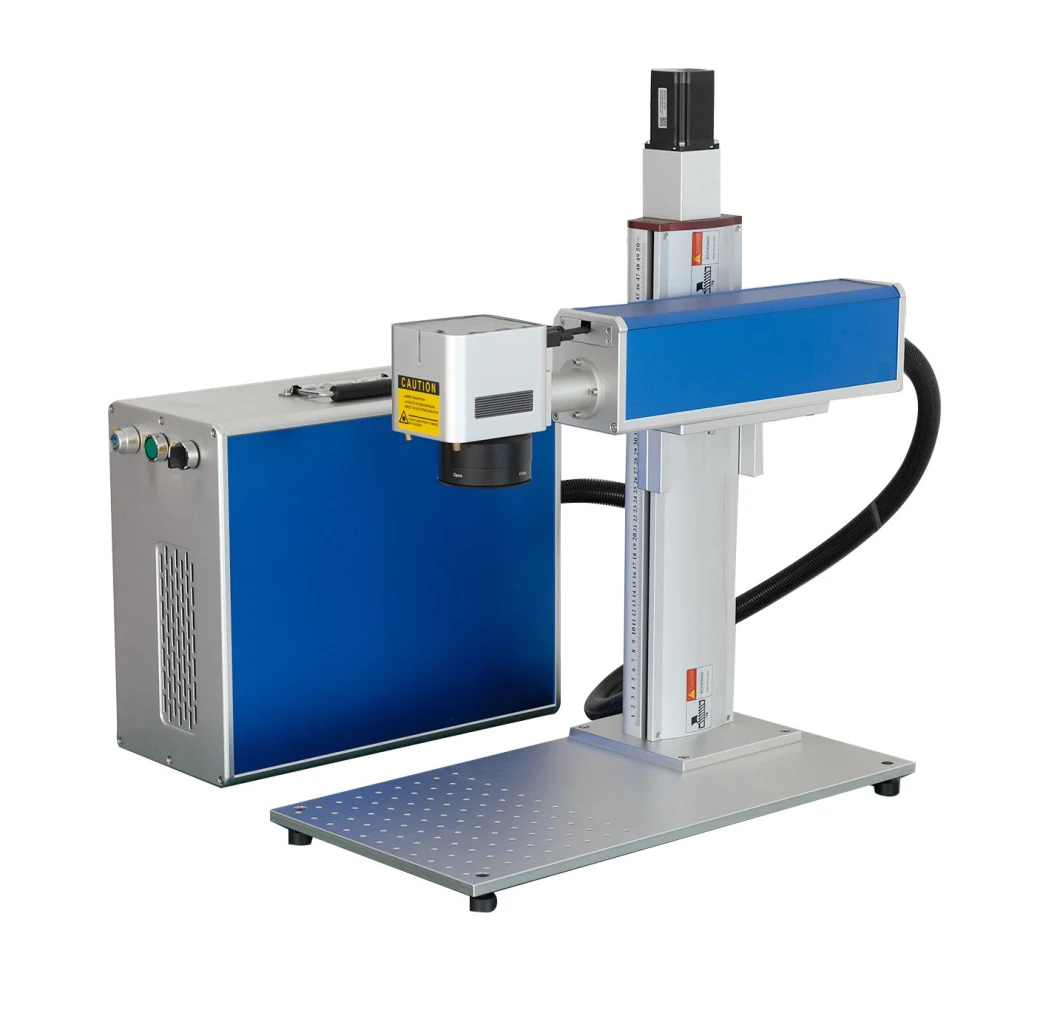 Raycus Jpt Mopa 20W 30W 50W 60W 80W 100W 120W Fiber Laser Cutting Engraving Marking Machine with Rotary Metal Jewelry Plastic Engraver Marker