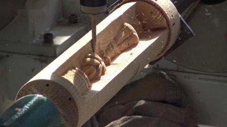 Machine de gravure sur bois CNC, routeur CNC pour le travail du bois avec dispositif rotatif 4ème axe